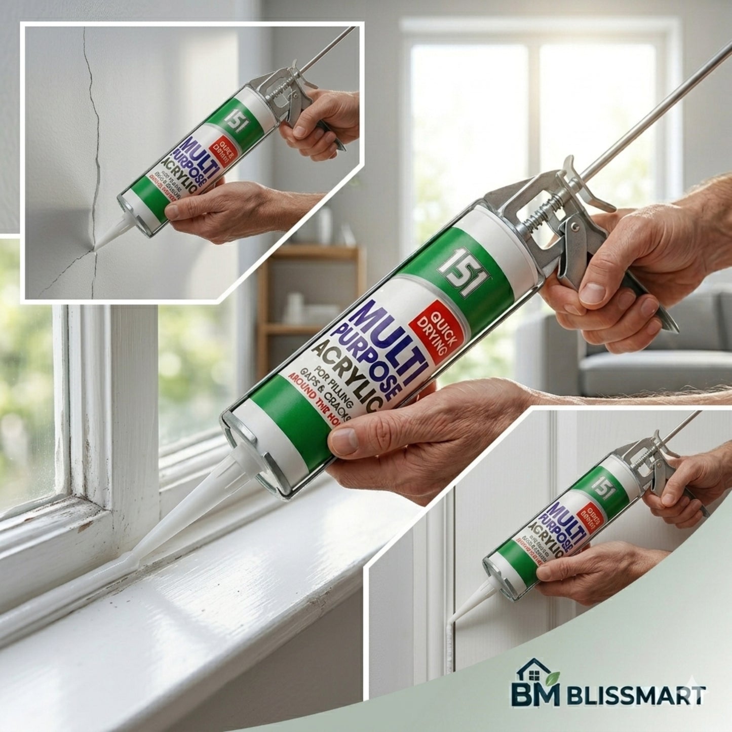 Multi-Purpose Acrylic Sealant 280ml | Paintable Gap Filler Caulk