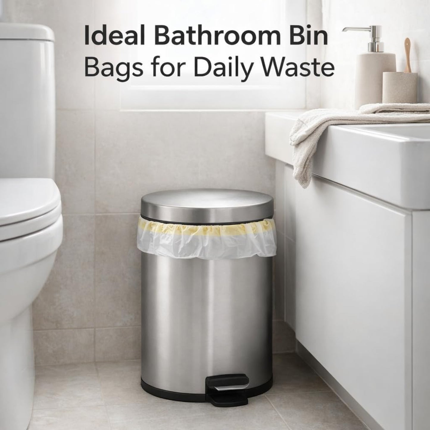 Pedal Bin Liners | Drawstring Bin Bags Multipack