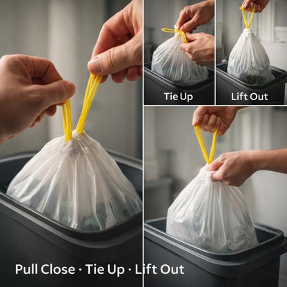 Pedal Bin Liners | Drawstring Bin Bags Multipack