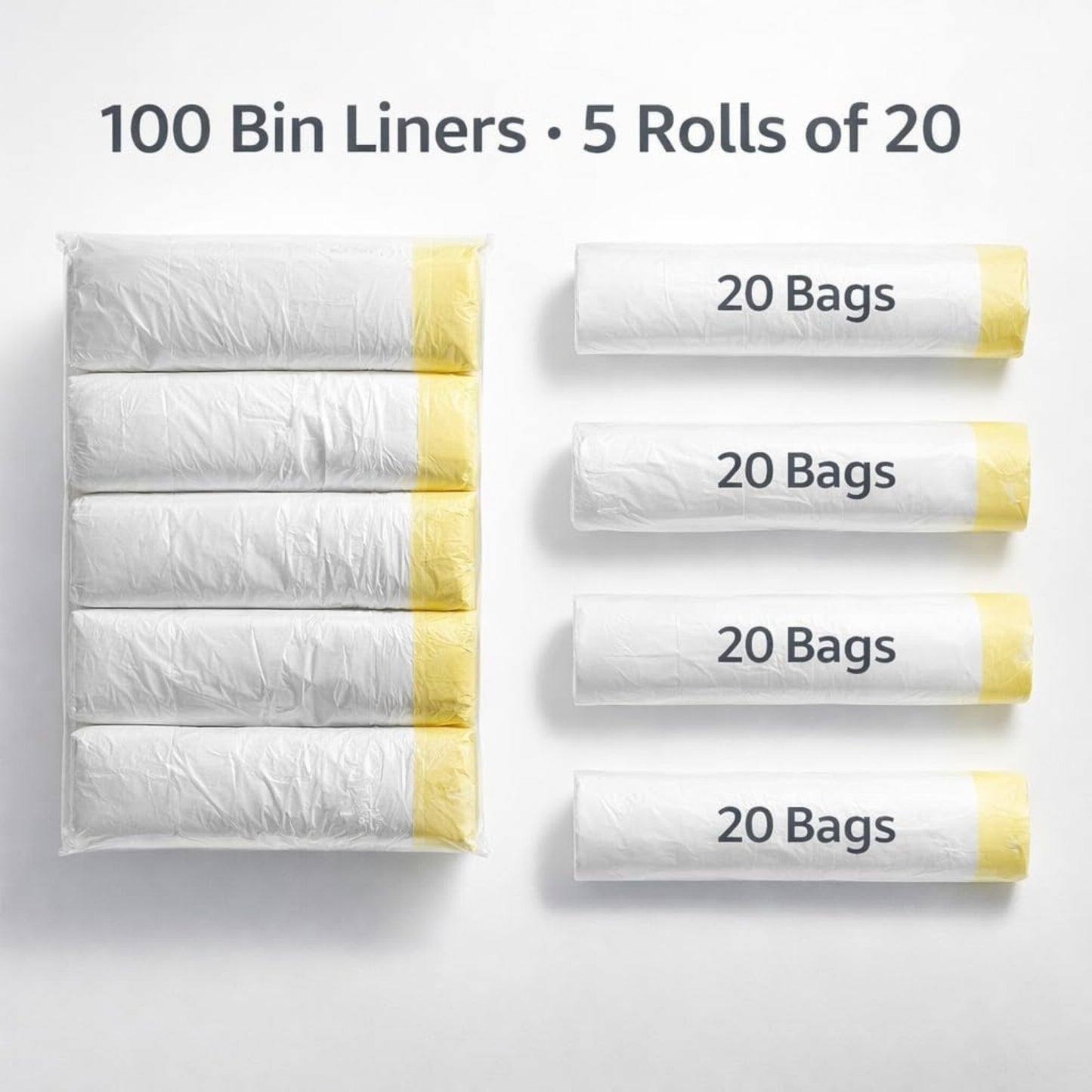 Pedal Bin Liners | Drawstring Bin Bags Multipack