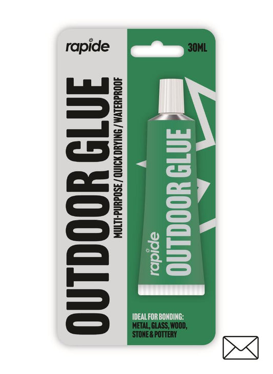 RAPIDE Outdoor Glue 30ml | Fast-Drying, Clear, Water-Resistant Adhesive for Multi-Surfaces