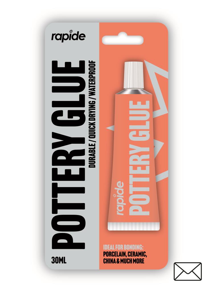 RAPIDE Pottery Glue 30ml | Super-Strong, Durable Adhesive for Ceramics &amp; Porcelain