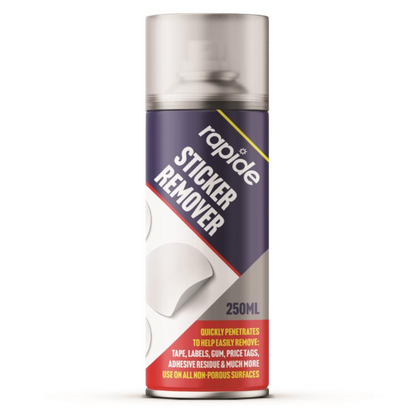 Rapide Sticker Remover 250ml | Citrus Adhesive, Label & Gum Remover Spray