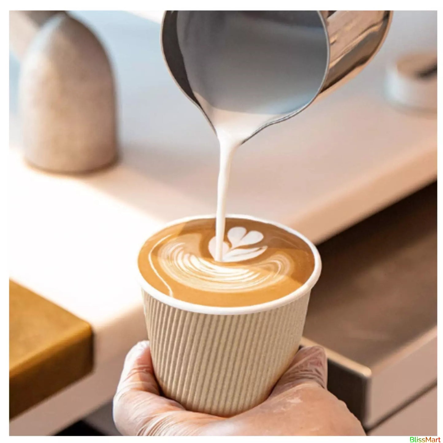 8oz Ripple Cups | Insulated Disposable Coffee Cups | Pack of 50