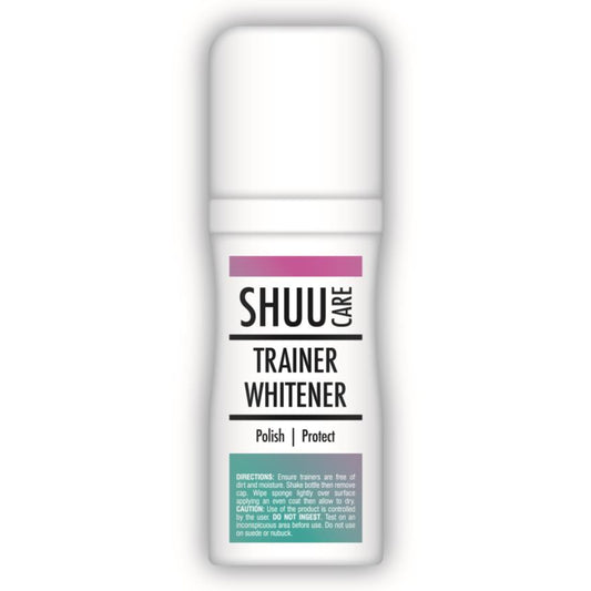 SHUU Trainer Whitener | White Shoe Cleaner & Restorer with Sponge Applicator