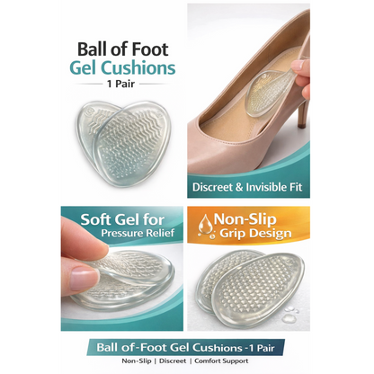 SHUU Ball-of-Foot Gel Cushions | Forefoot Comfort Pads