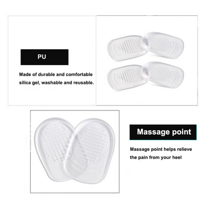 SHUU Gel Heel Cushions | Heel Support & Comfort Pads