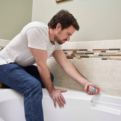 Silicone Sealant Clear – 2 Pack | Waterproof Bathroom & Kitchen Sealant