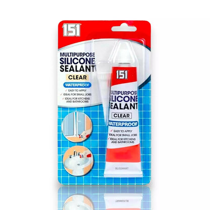 Silicone Sealant Clear | Waterproof Bathroom & Kitchen Sealant