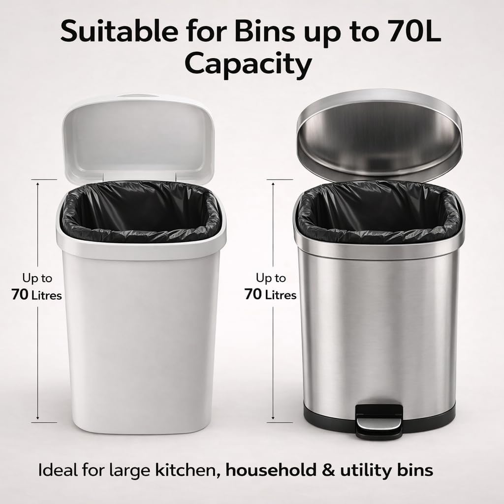 70L Black Bags