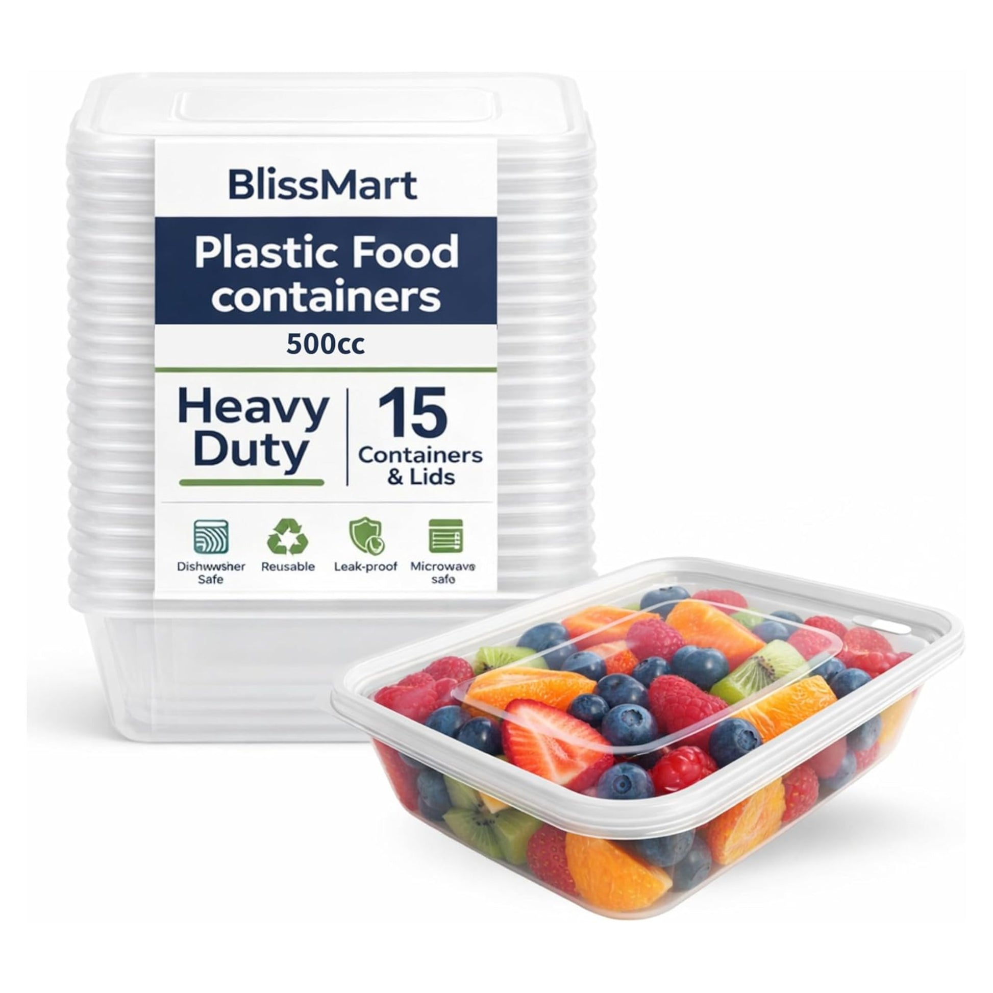500ml Food Storage Containers