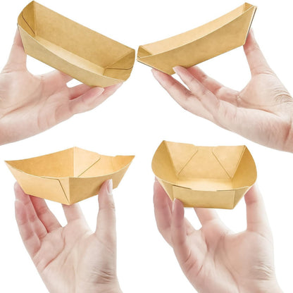 Kraft Tray Large | Compostable Food Tray for Takeaway & Catering