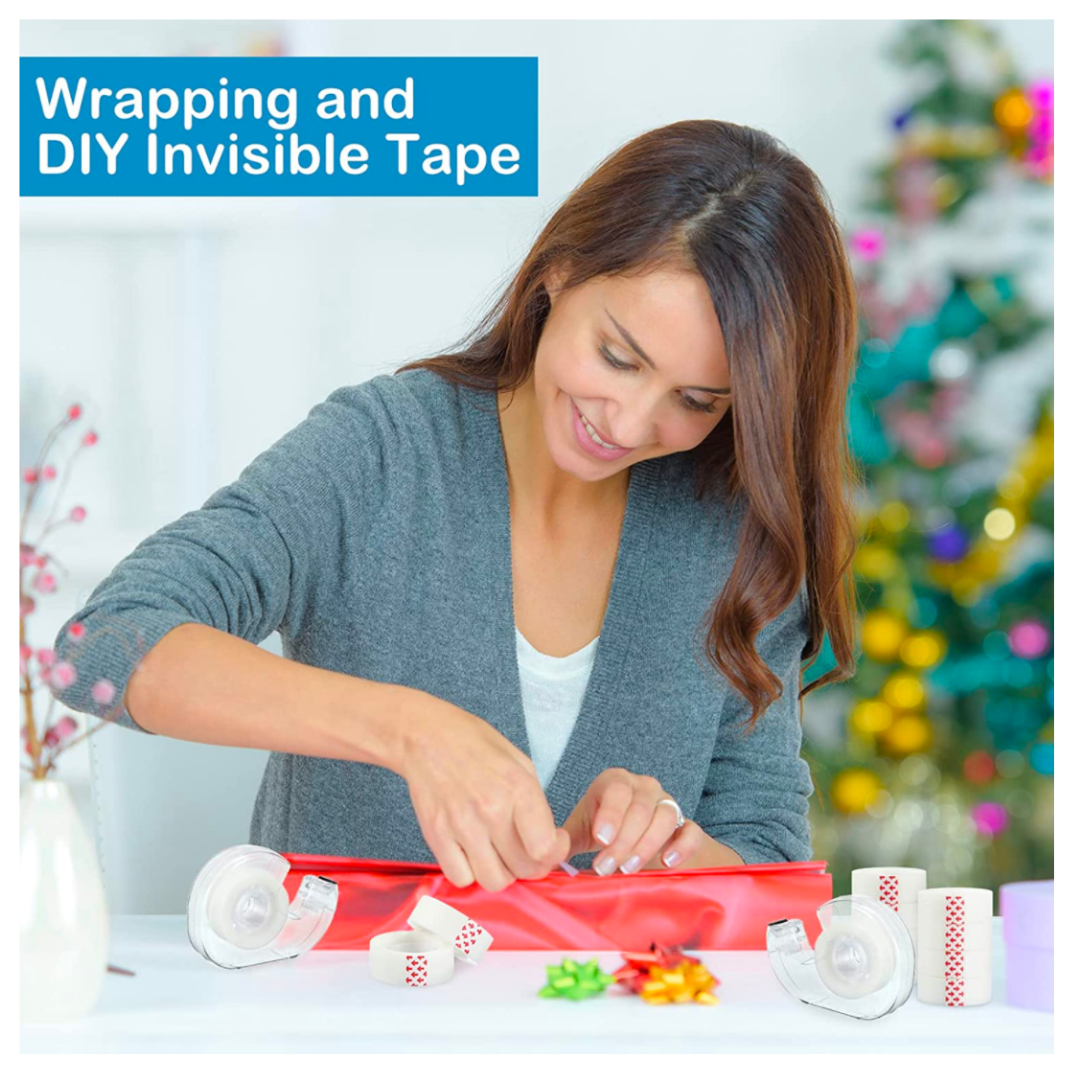 Invisible Tape | Matte Write-On Tape for Wrapping & Repairs