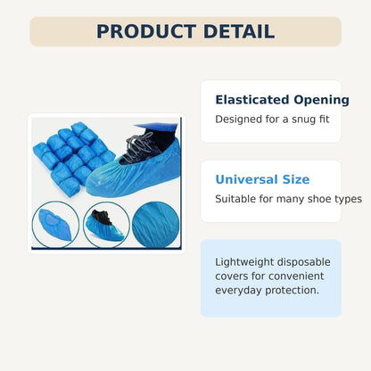 Disposable Shoe Covers | Non-Slip Waterproof Overshoes 24 per pack