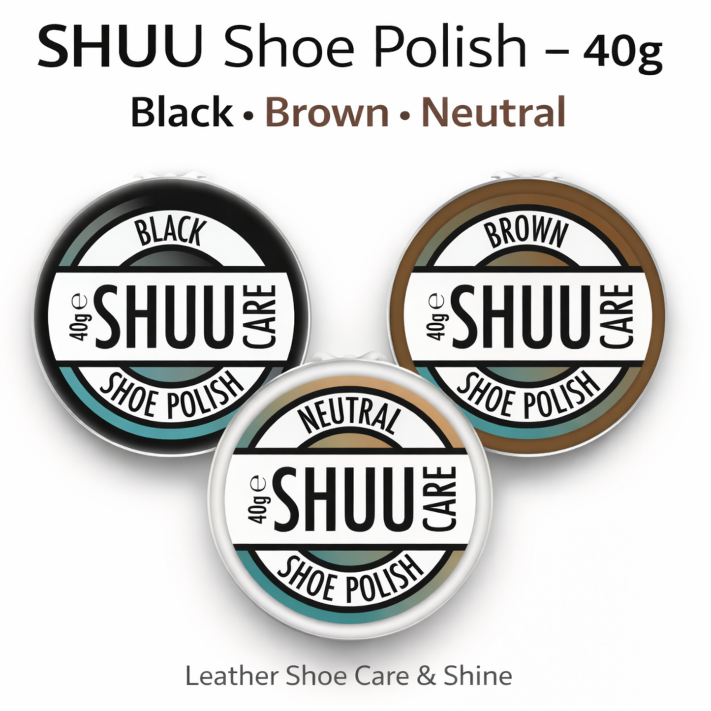 SHUU Shoe Polish Tins